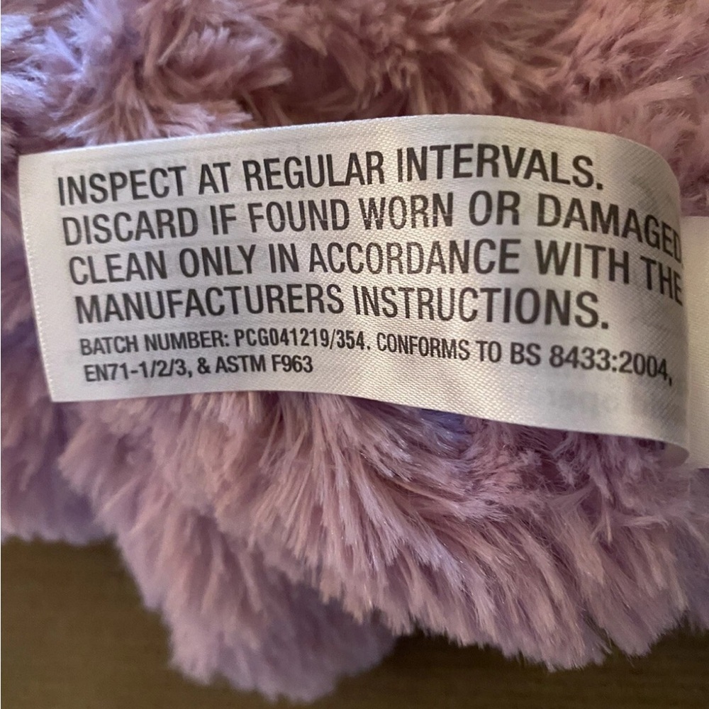 Warmies Purple Plush Hippo Toy - Picture 13 of 16
